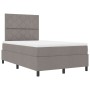 Cama Box Spring con Colchón Taupe Doble Pequeña de Tela | Foro24.es | Tu tienda online para hogar, jardín y más Foro24.es