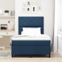 Cama con Somier y colchón azul pequeño doble de tela | Foro24.es | Tu tienda online para hogar, jardín y más Foro24.es