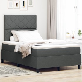 Comprar Cama con Box Spring y Colchón Gris Oscuro
