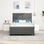 Cama Box Spring con Colchón Gris Oscuro 140x190 cm Tela | Foro24.es | Tu tienda online para hogar, jardín y más Foro24.es