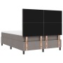 Cama Box Spring con Colchón Taupe 140x190 cm Tela | Foro24.es | Tu tienda online para hogar, jardín y más Foro24.es