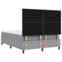 Cama con Base Tapizada Gris Claro 140x200 cm | Foro24.es | Tu tienda online para hogar, jardín y más Foro24.es