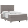 Cama con Box Spring taupe 140x200 cm Tela | Foro24.es | Tu tienda online para hogar, jardín y más Foro24.es