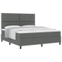Cama con Base con Colchón Gris Oscuro Super King Tela | Foro24.es | Tu tienda online para hogar, jardín y más Foro24.es