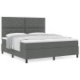 Cama con Base con Colchón Gris Oscuro Super King Tela | Foro24.es | Tu tienda online para hogar, jardín y más Foro24.es