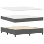 Cama con Base con Colchón Gris Oscuro Super King Tela | Foro24.es | Tu tienda online para hogar, jardín y más Foro24.es