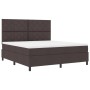 Cama con Box Spring y Colchón Marrón Oscuro Super King Tela | Foro24.es | Tu tienda online para hogar, jardín y más Foro24.es