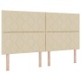 Cama con Somier con Colchón Color Crema Super King Tela | Foro24.es | Tu tienda online para hogar, jardín y más Foro24.es