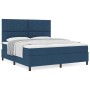 Cama con Base de Muelles y Colchón Azul Super King Tela | Foro24.es | Tu tienda online para hogar, jardín y más Foro24.es