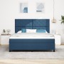 Cama con Base de Muelles y Colchón Azul Super King Tela | Foro24.es | Tu tienda online para hogar, jardín y más Foro24.es