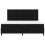 Cama Springs con Colchón Negra 200x200 cm Tela de , Camas y somieres - Ref: Foro24-3339492, Precio: 670,36 €, Descuento: %