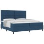 Cama con Somier y Colchón Azul 200x200 cm Tela | Foro24.es | Tu tienda online para hogar, jardín y más Foro24.es