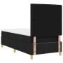 Cama con Somier con Colchón Negra 80x200 cm Tela | Foro24.es | Tu tienda online para hogar, jardín y más Foro24.es