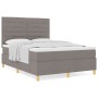 Cama con Sommier con Colchón Taupe 160x200 cm Tela | Foro24.es | Tu tienda online para hogar, jardín y más Foro24.es