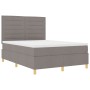 Cama con Sommier con Colchón Taupe 160x200 cm Tela | Foro24.es | Tu tienda online para hogar, jardín y más Foro24.es
