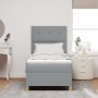 Cama Box Spring con Colchón Gris Claro 80x200 cm Tela de , Camas y somieres - Ref: Foro24-3339574, Precio: 313,44 €, Descuent...