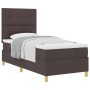 Cama Box Spring con Colchón Marrón Oscuro 80x200 cm Tela | Foro24.es | Tu tienda online para hogar, jardín y más Foro24.es