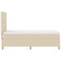 Cama con Somier y Colchón Crema 80x200 cm Tela | Foro24.es | Tu tienda online para hogar, jardín y más Foro24.es