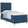 Cama con Box Spring y Colchón Azul 80x200 cm Tela de , Camas y somieres - Ref: Foro24-3339580, Precio: 324,74 €, Descuento: %