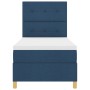 Cama con Box Spring y Colchón Azul 80x200 cm Tela de , Camas y somieres - Ref: Foro24-3339580, Precio: 324,74 €, Descuento: %