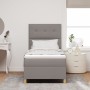 Cama con Base de Resortes y Colchón Taupe Individual de Tela de , Camas y somieres - Ref: Foro24-3339585, Precio: 342,13 €, D...