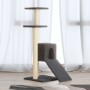 Rascador para gatos con postes de sisal gris oscuro 92 cm de vidaXL, Mobiliario para gatos - Ref: Foro24-171514, Precio: 45,5...