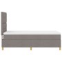 Cama con Base de Resortes y Colchón Taupe Individual de Tela de , Camas y somieres - Ref: Foro24-3339585, Precio: 342,13 €, D...