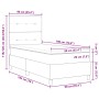 Cama con Base de Resortes y Colchón Taupe Individual de Tela de , Camas y somieres - Ref: Foro24-3339585, Precio: 342,13 €, D...