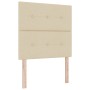 Cama con Box Spring y Colchón Crema Individual de , Camas y somieres - Ref: Foro24-3339586, Precio: 335,38 €, Descuento: %
