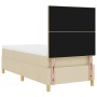 Cama con Box Spring y Colchón Crema Individual de , Camas y somieres - Ref: Foro24-3339586, Precio: 335,38 €, Descuento: %