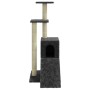 Rascador para gatos con postes de sisal gris oscuro 92 cm de vidaXL, Mobiliario para gatos - Ref: Foro24-171514, Precio: 45,5...