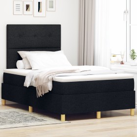 Comprar Cama con sommier de con colchón negra