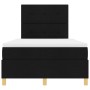 Cama con sommier de con colchón negra pequeña doble de tela | Foro24.es | Tu tienda online para hogar, jardín y más Foro24.es