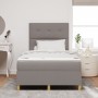Cama Box Spring con Colchón Taupe Doble Pequeña Tela de , Camas y somieres - Ref: Foro24-3339606, Precio: 388,43 €, Descuento...