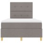 Cama Box Spring con Colchón Taupe Doble Pequeña Tela de , Camas y somieres - Ref: Foro24-3339606, Precio: 388,43 €, Descuento...