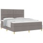 Cama con Base Primavera con Colchón Taupe Super King Tela de , Camas y somieres - Ref: Foro24-3339641, Precio: 666,64 €, Desc...