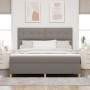 Cama con Base Primavera con Colchón Taupe Super King Tela de , Camas y somieres - Ref: Foro24-3339641, Precio: 666,64 €, Desc...