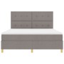 Cama con Base Primavera con Colchón Taupe Super King Tela de , Camas y somieres - Ref: Foro24-3339641, Precio: 666,64 €, Desc...