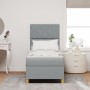Cama Box Spring con Colchón Gris Claro 80x200 cm Tela | Foro24.es | Tu tienda online para hogar, jardín y más Foro24.es