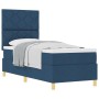 Cama con Somier con Colchón Azul 80x200 cm Tela de , Camas y somieres - Ref: Foro24-3339657, Precio: 329,53 €, Descuento: %