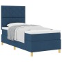 Cama con Base de Resorte con Colchón Azul 90x200 cm Tela | Foro24.es | Tu tienda online para hogar, jardín y más Foro24.es