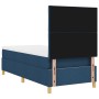 Cama con Base de Resorte con Colchón Azul 90x200 cm Tela | Foro24.es | Tu tienda online para hogar, jardín y más Foro24.es