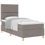 Cama con somier y colchón taupe 100x200 cm tela | Foro24.es | Tu tienda online para hogar, jardín y más Foro24.es