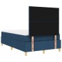 Cama con Muelles con Colchón Azul Doble Pequeña Tela de , Camas y somieres - Ref: Foro24-3339685, Precio: 400,92 €, Descuento: %