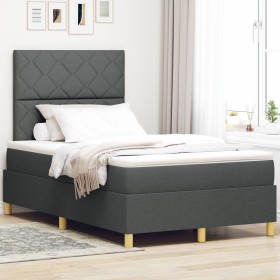 Comprar Cama con Base de Resortes y Colchón Gris