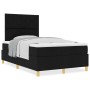 Cama con Base de Resortes y Colchón Negro 120x200 cm Tela de , Camas y somieres - Ref: Foro24-3339688, Precio: 418,28 €, Desc...