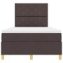 Cama con Somier con Colchón Marrón Oscuro 120x200 cm Tela de , Camas y somieres - Ref: Foro24-3339689, Precio: 399,65 €, Desc...