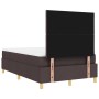 Cama con Somier con Colchón Marrón Oscuro 120x200 cm Tela de , Camas y somieres - Ref: Foro24-3339689, Precio: 399,65 €, Desc...