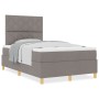 Cama Box Spring con colchón Taupe 120x200 cm Tela | Foro24.es | Tu tienda online para hogar, jardín y más Foro24.es