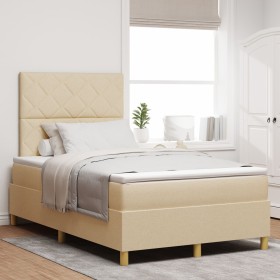 Comprar Cama Box Spring con Colchón Crema 120x200